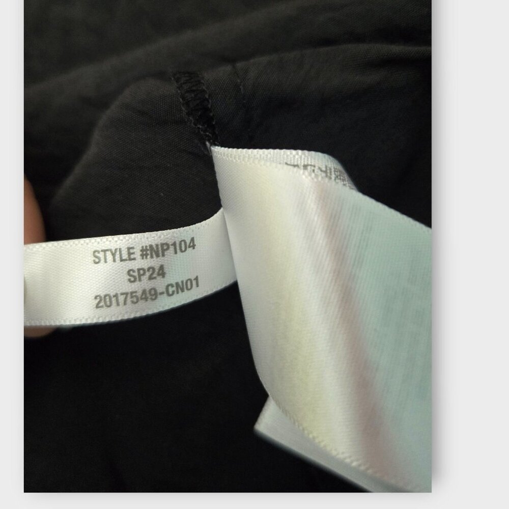 MADEWELL The Ariana Midi Dress Black NWT - Picture 8 of 8